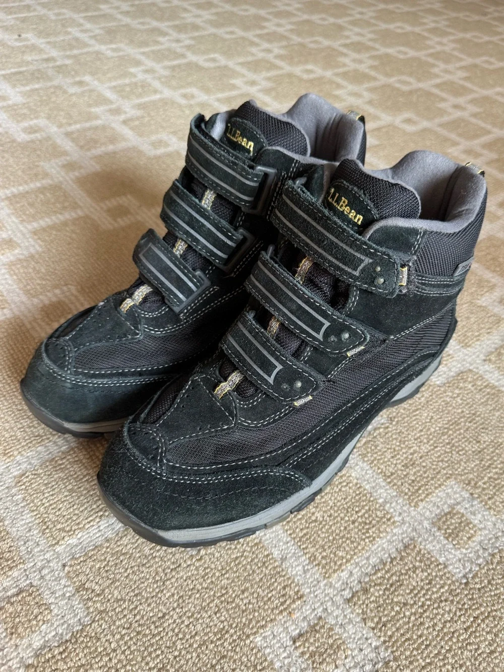 L.L.Bean TEK2.5 Waterproof Hiking Boots Black Size 9.5 Wide